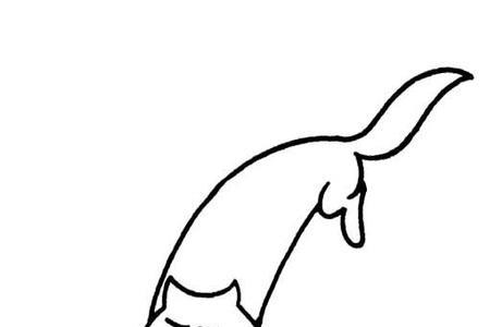 大灰狼比心简笔画