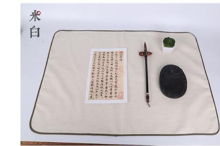 写毛笔字是玻璃桌面还是毛毡垫