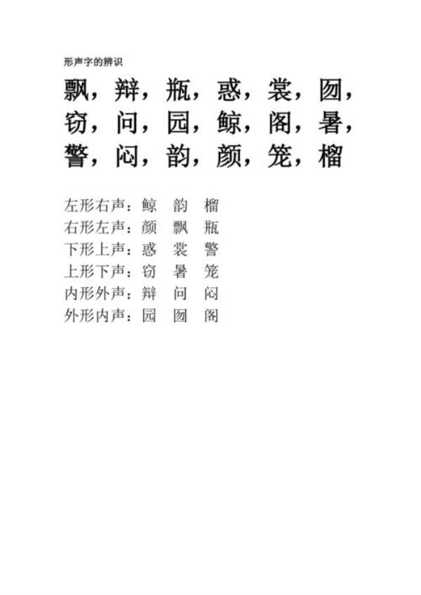 您是形声字吗