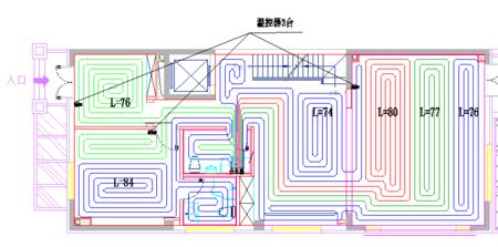 55平方地热管需要几百米