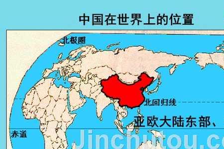 中国地理位置简介