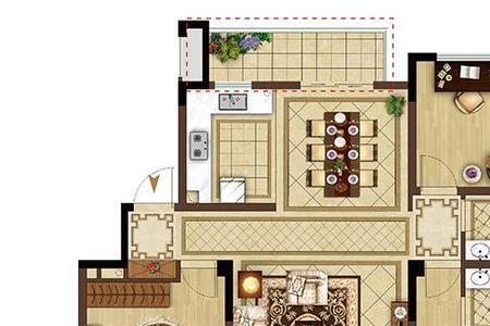 115平米三房最好的户型