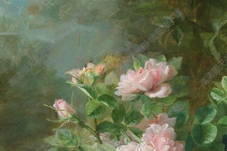油画开花什么样