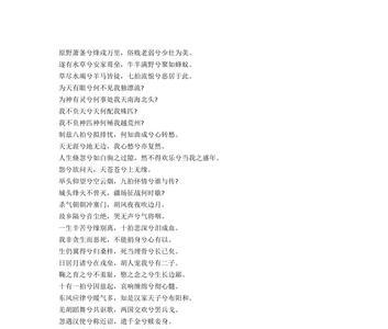 最好的人生路诗词