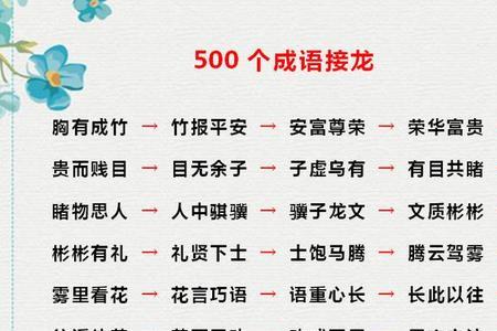 不索何获成语接龙