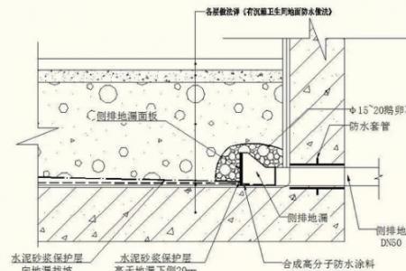 地漏下水管预留高度