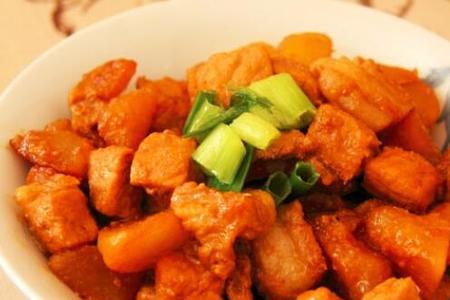 柚子炖肉的做法