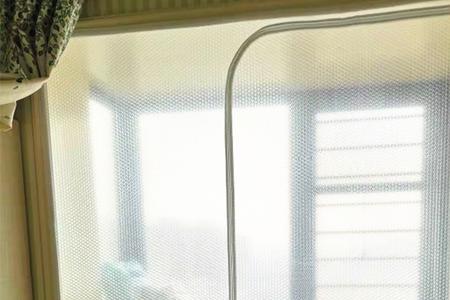 自制冬季窗户挡风窗帘
