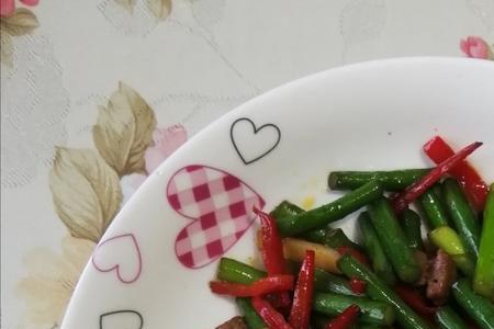 写蒜苔炒牛肉做法的作文