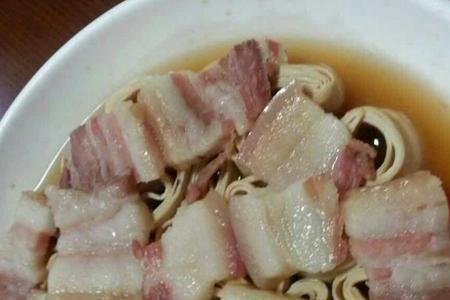咸肉蒸百叶正宗做法