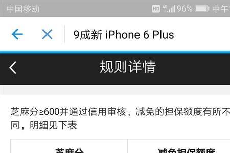 芝麻信用租手机要看征信吗