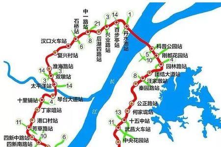 武汉7号线全线站名