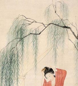 当窗理云鬓当的意思