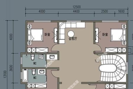 4米2高的自建房楼梯开间多少