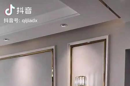不吊顶石膏线如何安装钛金条