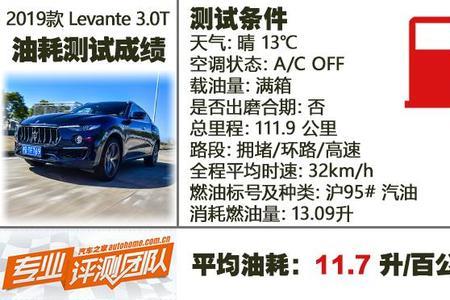 莱万特柴油油耗实测