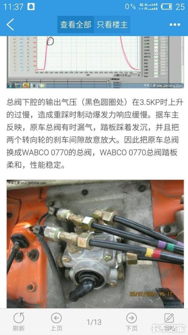 气刹电脑气路图怎么看