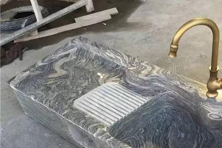 石材洗衣池用什么沟缝