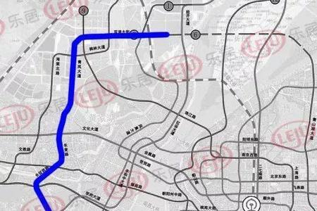 南昌地铁6号线全程站点