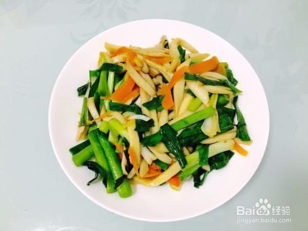 素炒大蒜叶怎么炒好吃