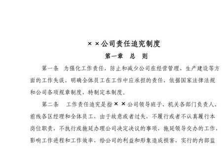 责任追究处理年度是什么时间