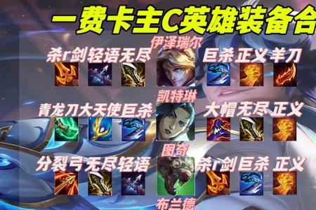 武器主c出装