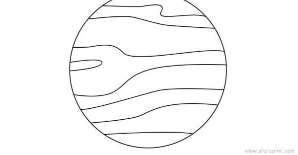 星球画法简笔画图片