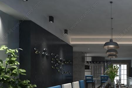 客餐厅一体灯位置怎么排