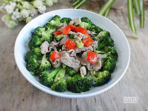 肉炒西兰花最正宗的做法