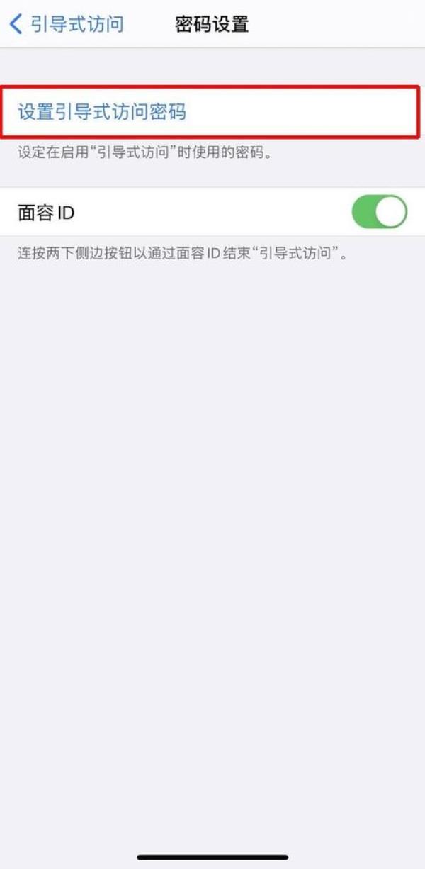 苹果12引导式访问失灵