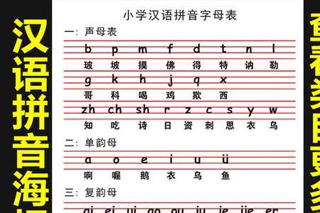 26个声母读法