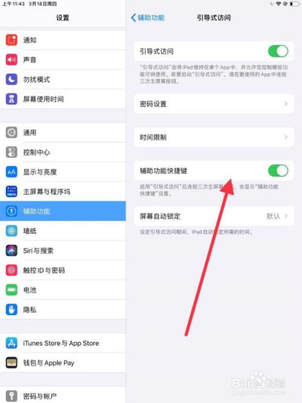 苹果x引导式访问密码是多少