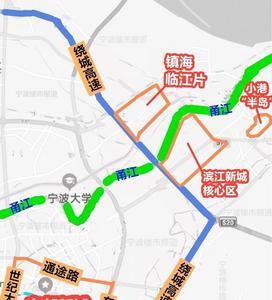 宁波绕城高速内面积
