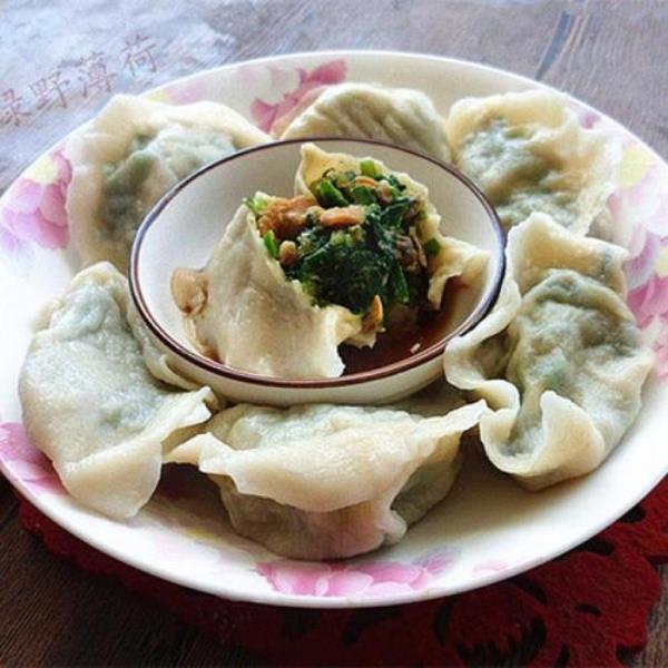 菠菜和什么包饺子好吃