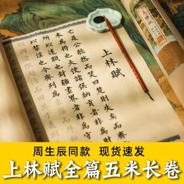 类似上林赋的字帖