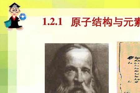 门德列夫发现元素周期表的过程