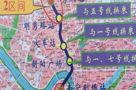 南宁地铁3号线怎么转2号线
