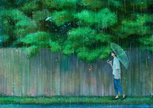 下雨天思念孩子心情经典句子