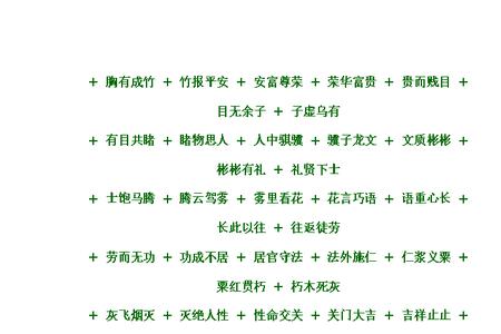 近义词的成语造句