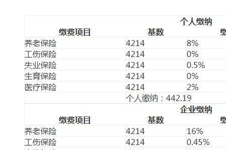 2021社保个人和公司承担比例