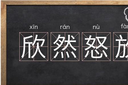 欣然什么，四字词语