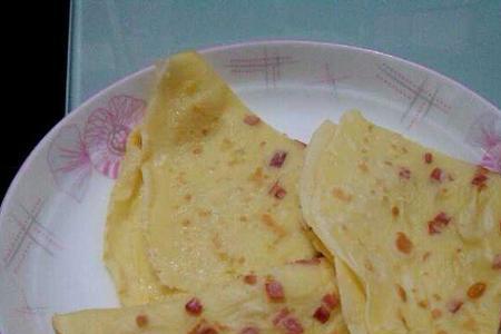 如何做糯米粉鸡蛋饼