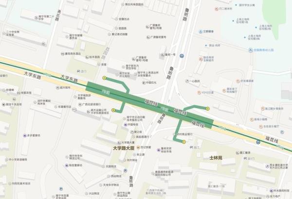 南宁地铁1号线鲁班路站出口