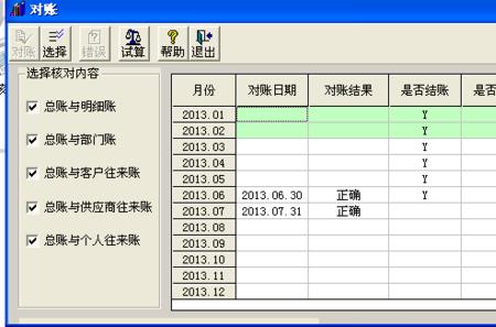 对账、记账和结账分别是什么意思