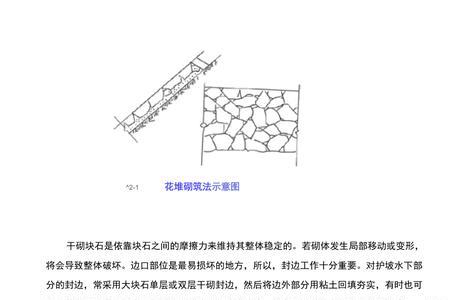 边坡码砌跟干砌片石的区别