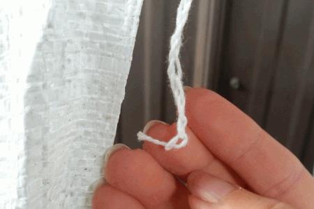 米袋子的线怎么拆线