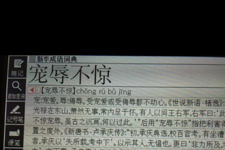 荣辱不惊是什么意思