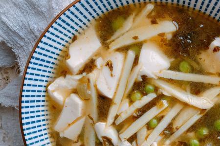 葱油豆腐汤的正宗做法