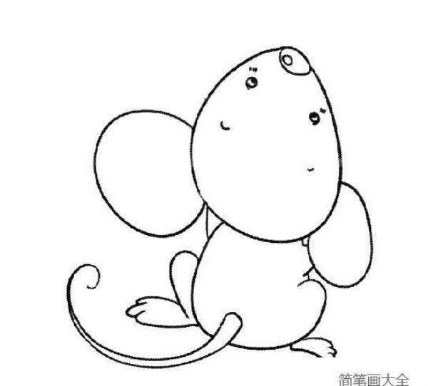 小老鼠图片简笔画