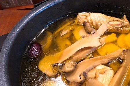 松茸干松菇家常做法